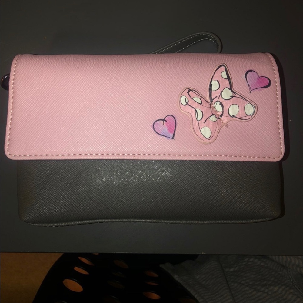 Disney parks Minnie clutch crossbody purse